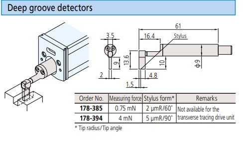 Part number 178-394 Product Type Gage Accessory from Manufacturer Mitutoyo 